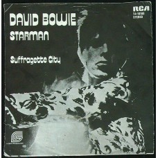 DAVID BOWIE Starman / Suffragette City (RCA Victor – 74-16180) Germany 1972 PS 45 (Glam, Classic Rock)